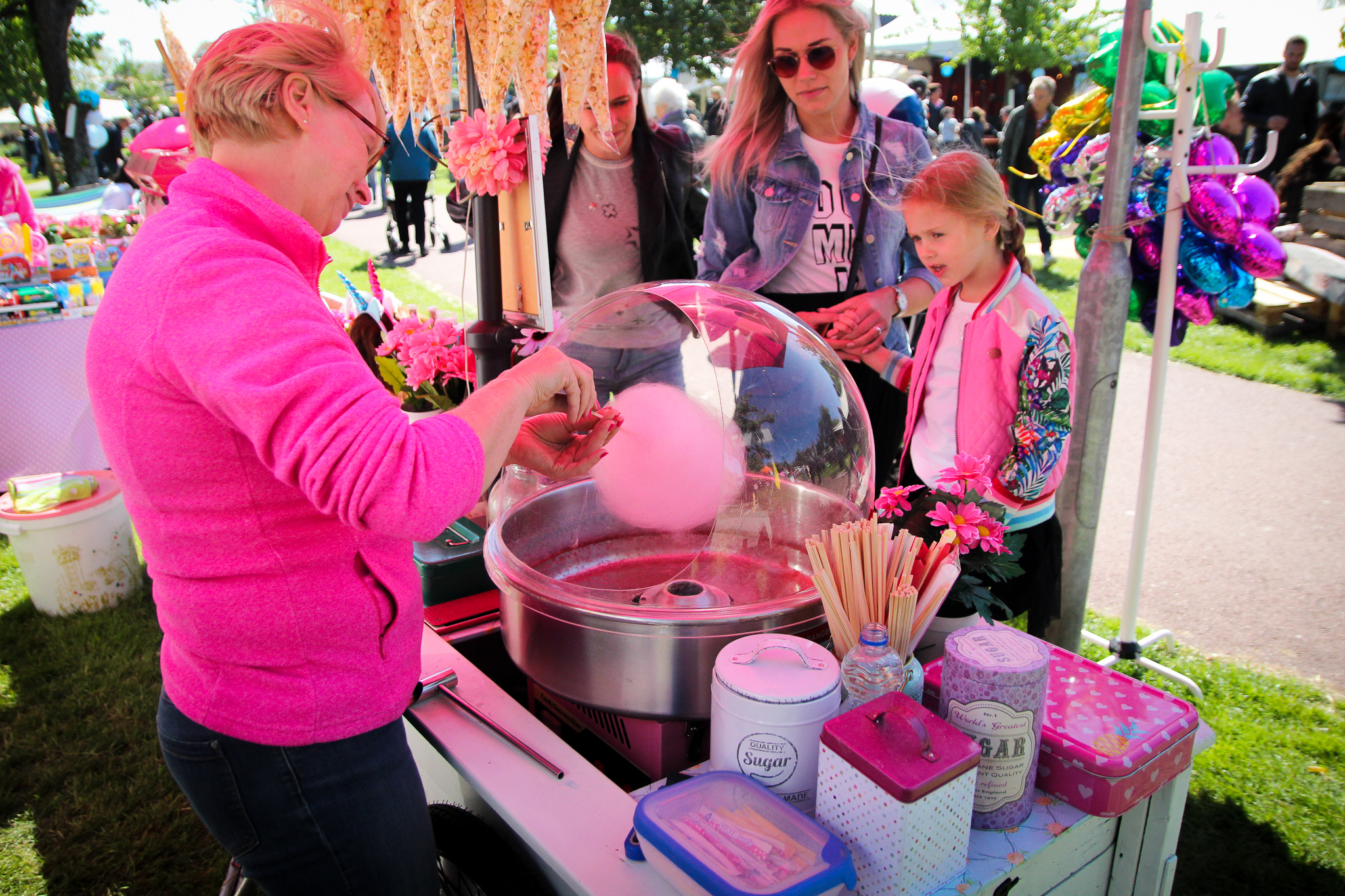 🍭 SUGARBABES SUIKERSPIN EN POCORN - Vrolijke kinderfoodstand